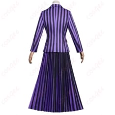 ウェンズデー・アダムス ネヴァーモア学園制服 高再現フルセット｜軽やかで動きやすく撮影に最適 - 3枚目の画像（サムネイル）