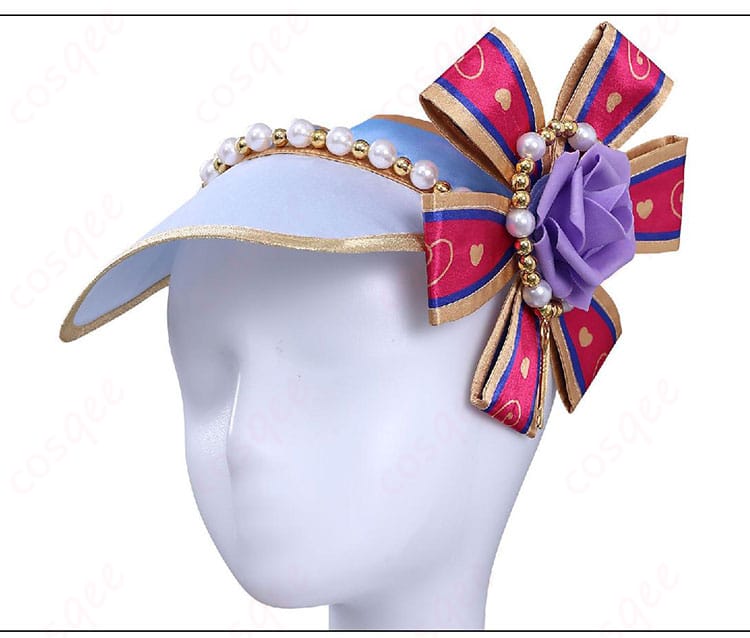 チア帽子 全体。コーデを引き締める可愛い帽子デザイン。