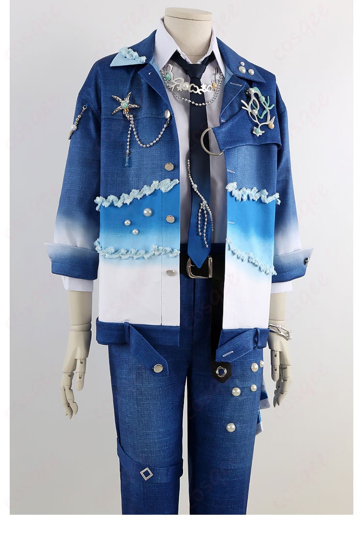 乙狩アドニス Deep into You コスプレ衣装 コート外套の装飾部分。重厚感ある金モチーフを忠実再現