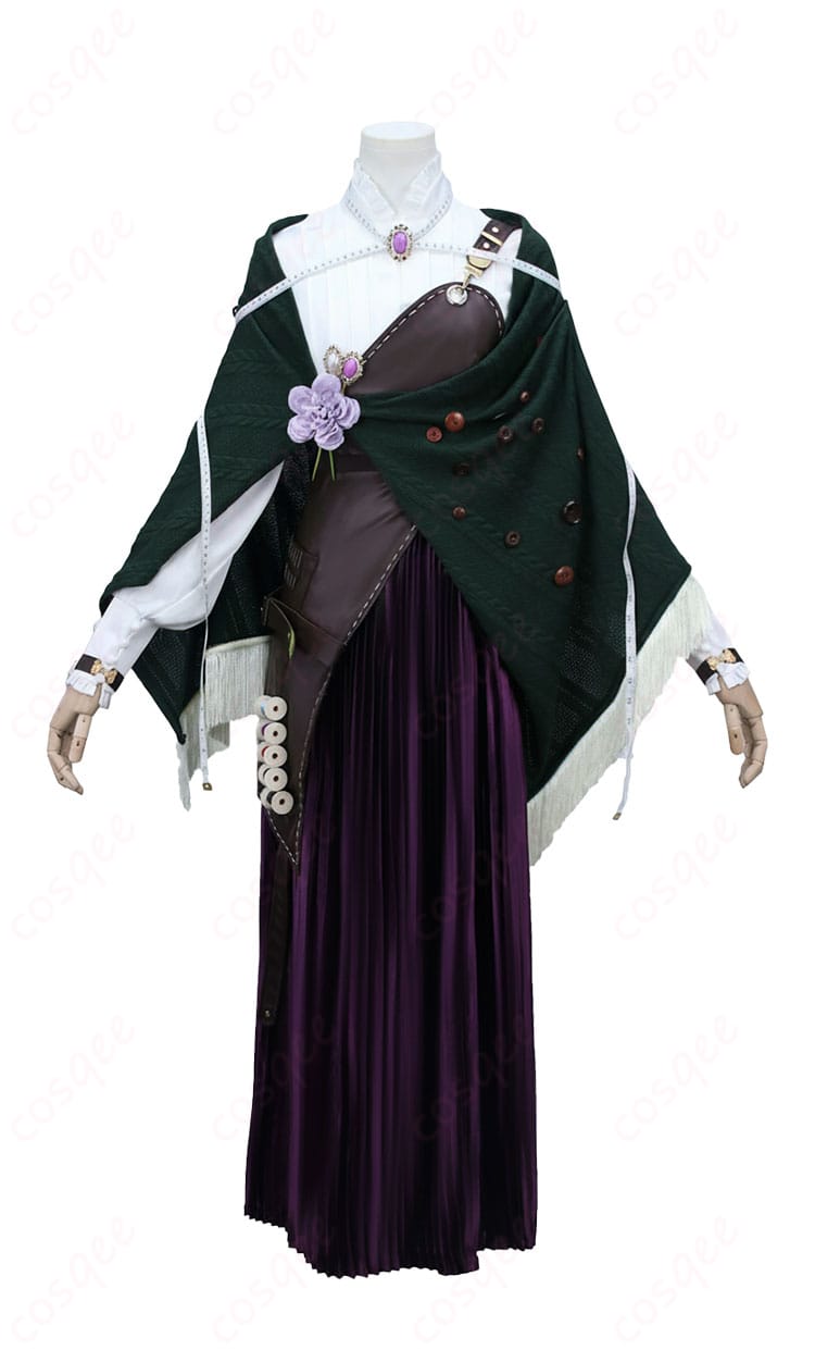 無期迷途 ガロファノ コスプレ衣装の正面全体図。高品質素材の艶感と美シルエットが伝わる着用イメージ