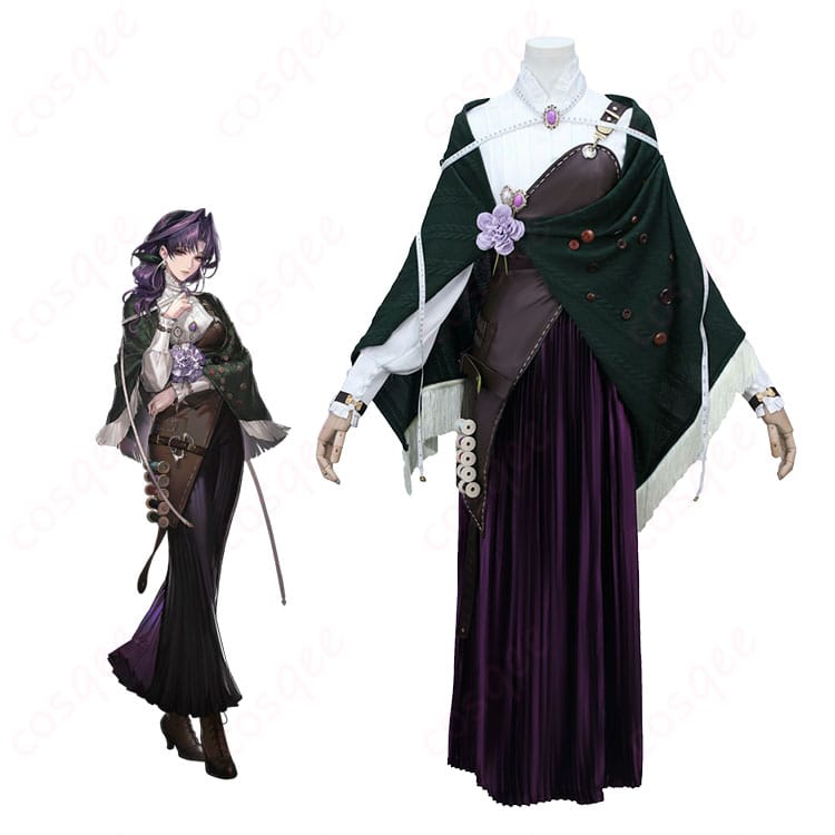 無期迷途 ガロファノの全身コスプレ衣装。妖艶でスパイ風のデザインを忠実再現し、イベント撮影に適したフルコーデの見本画像