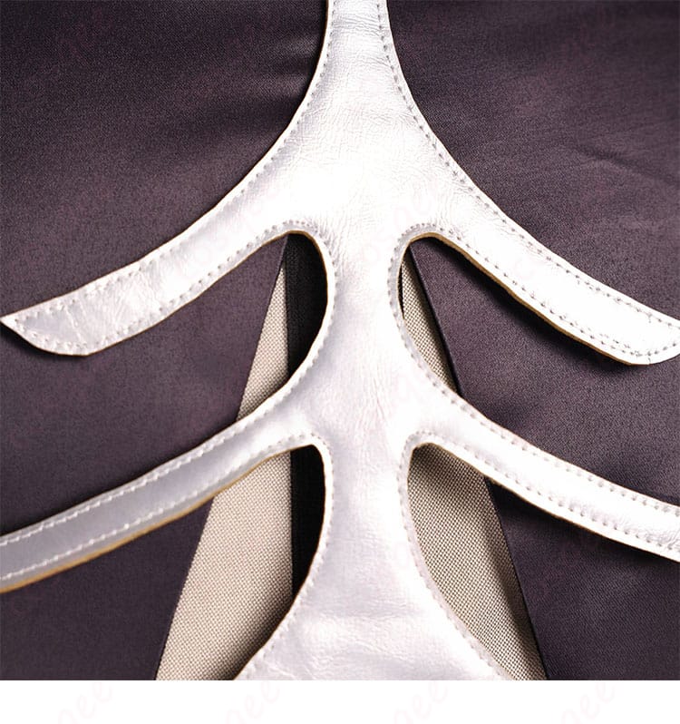 原神 ロノヴァ 死の執政 コスプレ 背面装飾ディテール。重厚な背飾りで再現度を高めた設計。