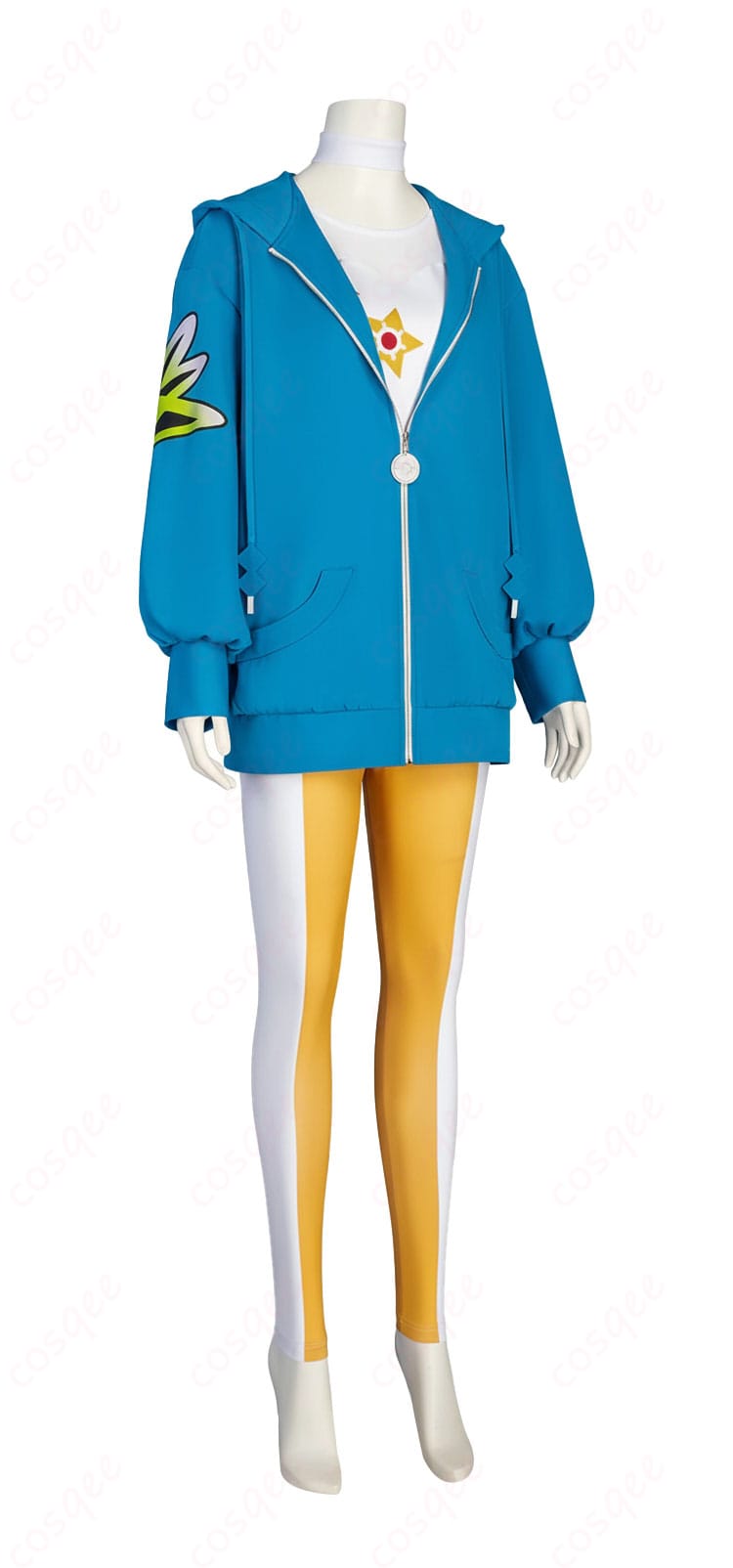 デウロ衣装の側面図。外套の立体ラインや腰回りのフィット感など再現度をチェック可能。