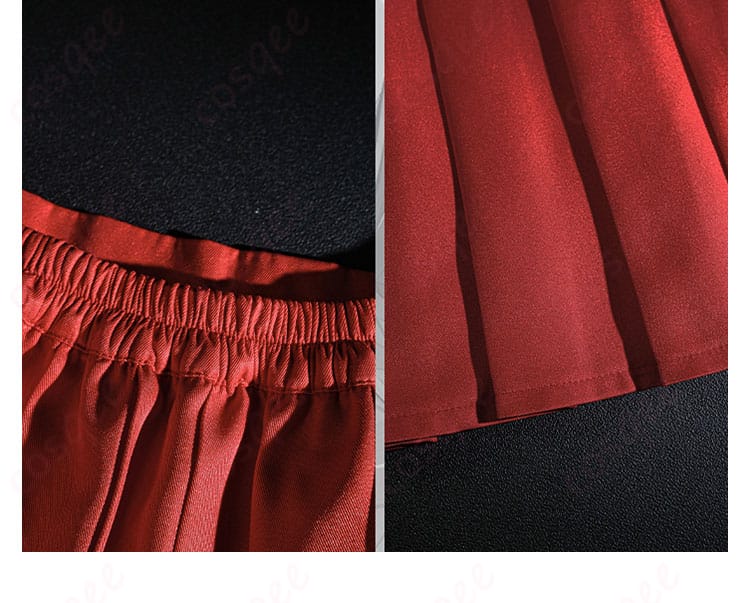 アズールレーン 大鳳 バニー衣装のスカート周り。スカート飾りの重なりとエッジの仕上げ。