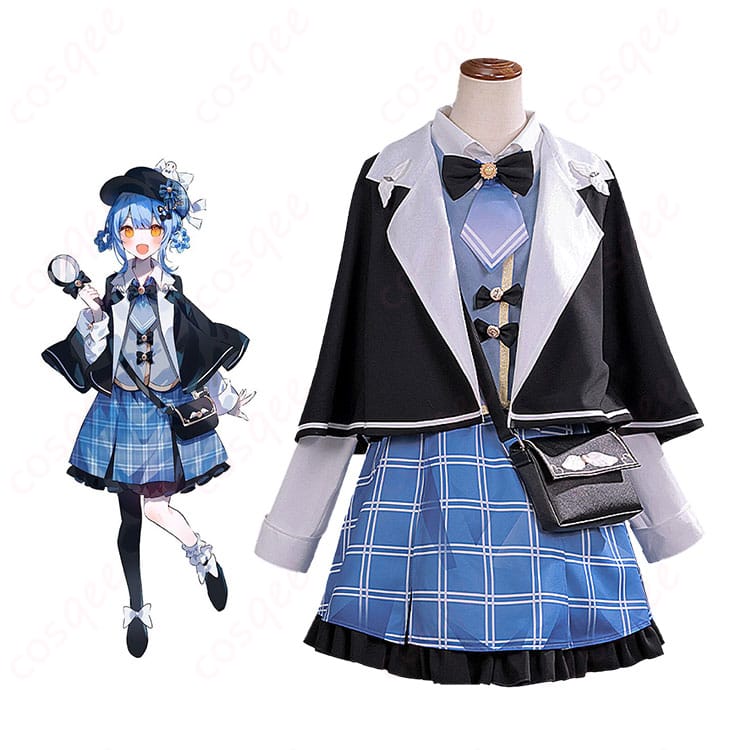 橘シェリーのコスプレ衣装一式を全身で撮影。魔法少女ノ魔女裁判 初期衣装のシルエットと配色を高再現したフルセット。