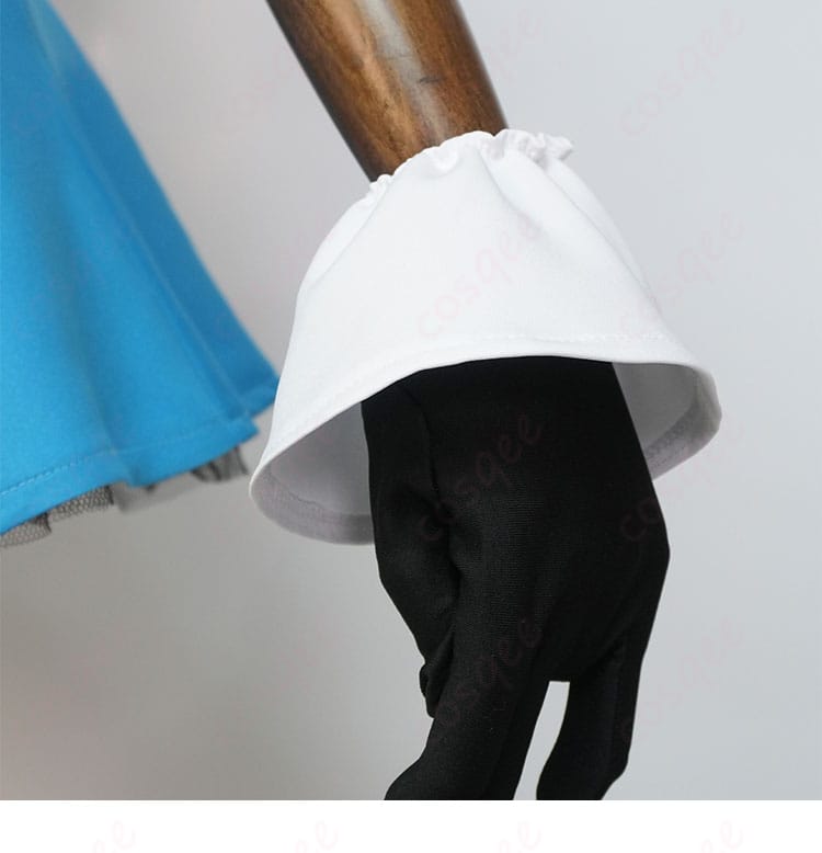 初音ミク 愛属性(ピノキオピー風)衣装の腕飾り。手首リボンとアクセが可愛く華やか。