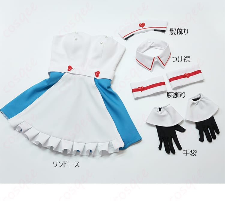 初音ミク 愛属性(ピノキオピー風)衣装の手袋とハンドアクセ。白手袋の質感が上品で舞台映え。