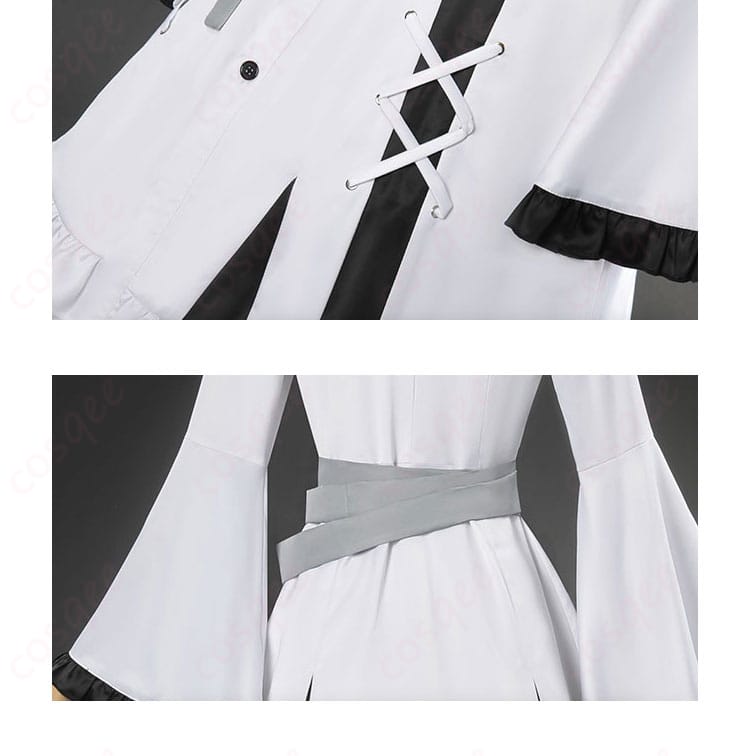 氷上メルル 衣裾と腰回りのデザイン詳細。流れるラインとレイヤー構成で動きのあるシルエットを表現。