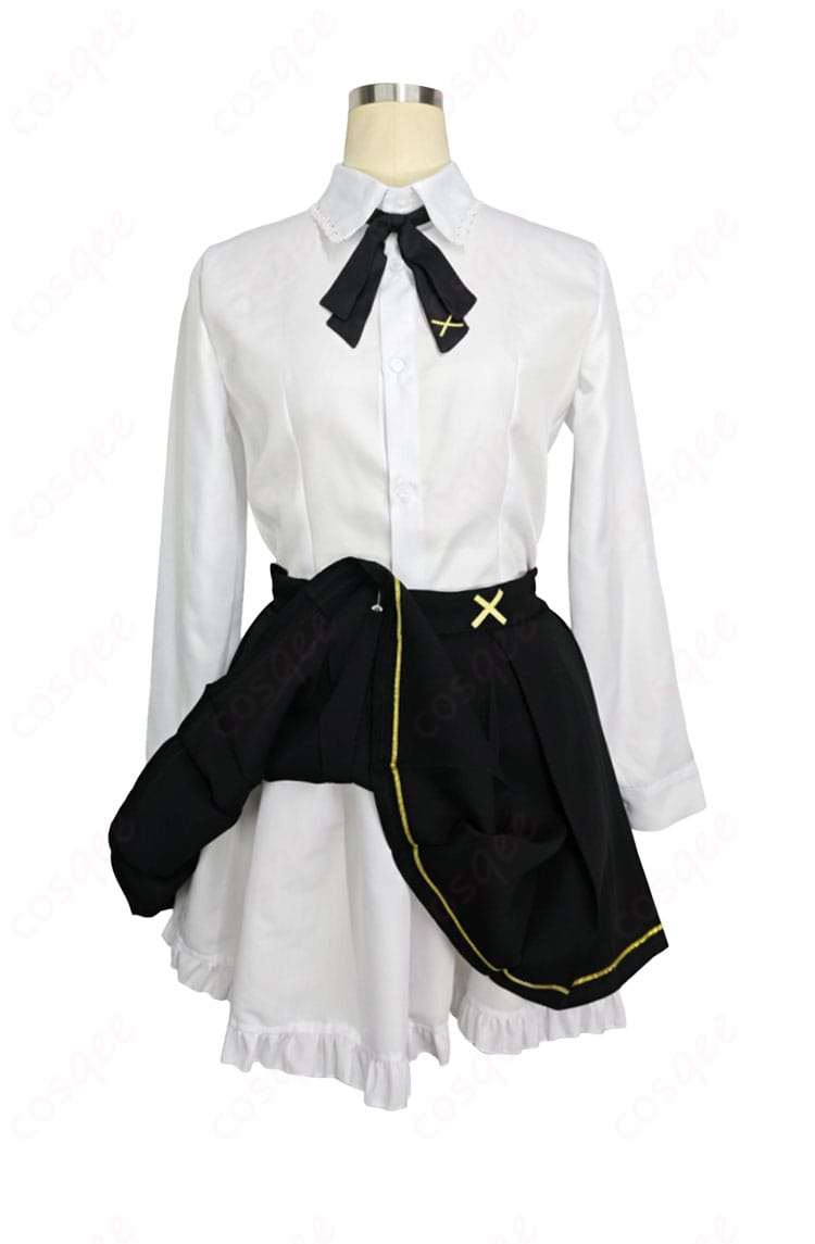 ブルアカ 衣斐レナ 衣装 スカート裾ディテール｜柄・ステッチ・ドレープの質感がわかる近接