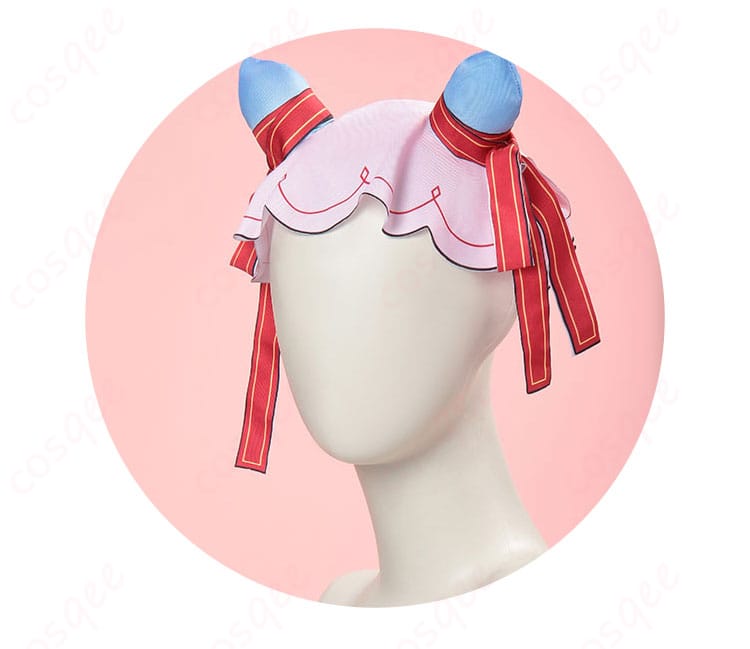 スティルインラブ 4.5周年コスプレの髪飾りディテール。モチーフ形状と色使いが分かるアップ画像