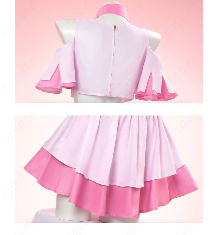 スティルインラブ 4.5周年衣装の背面とスカート装飾ディテール。高品質な再現度を示す近接写真