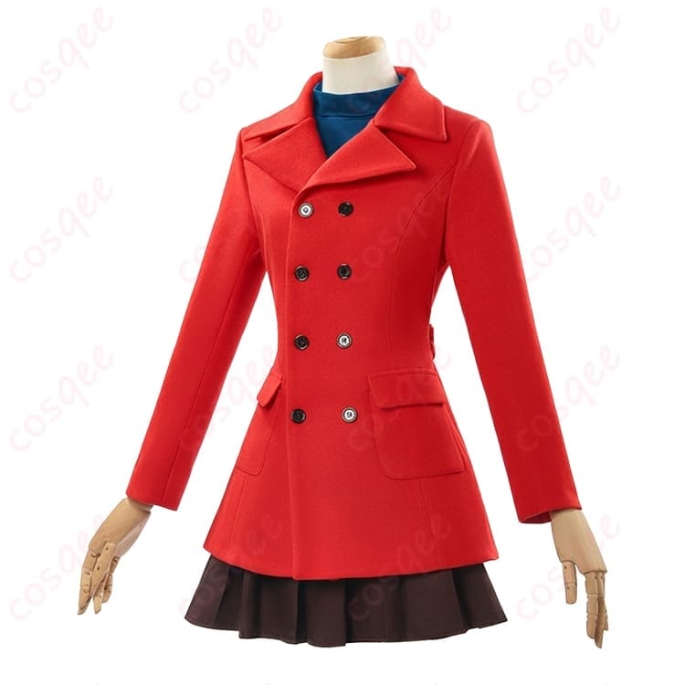 惣流・アスカ・ラングレー コミック版コート コスプレ衣装｜高再現で動きやすくイベント向け - 2枚目の画像