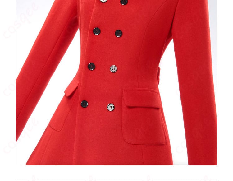 前立てボタン周りのアップ。比翼風の配置とボタン質感を捉えた画像