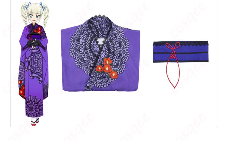 和の心・ダーク コスプレ衣装 セット内容一式の展示画像