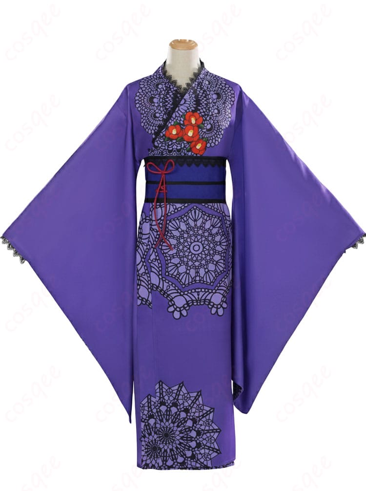 アイカツ！藤堂ユリカ 和の心・ダーク 浴衣コスプレ 正面全身画像