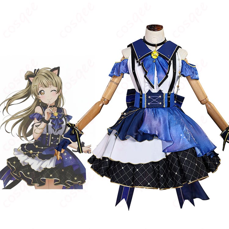 ラブライブ！南ことり コスプレ衣装のキャラビジュアルとフルセット内容をまとめた紹介画像
