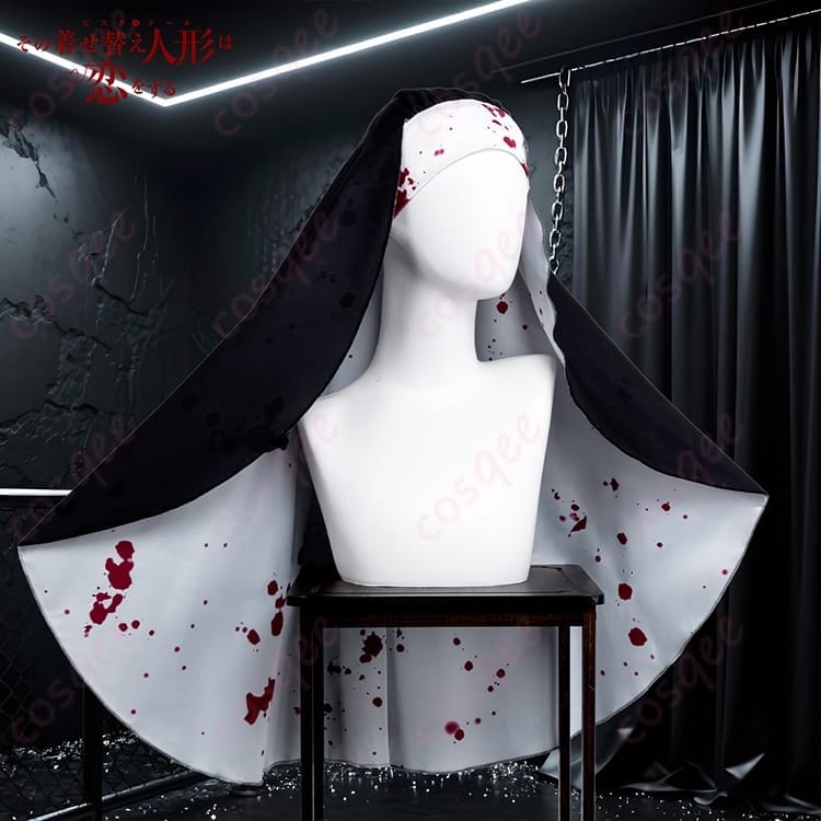 その着せ替え人形は恋をする 喜多川海夢 Rose修道服コスプレ 清楚ゴシックを快適に再現 - 4枚目の画像