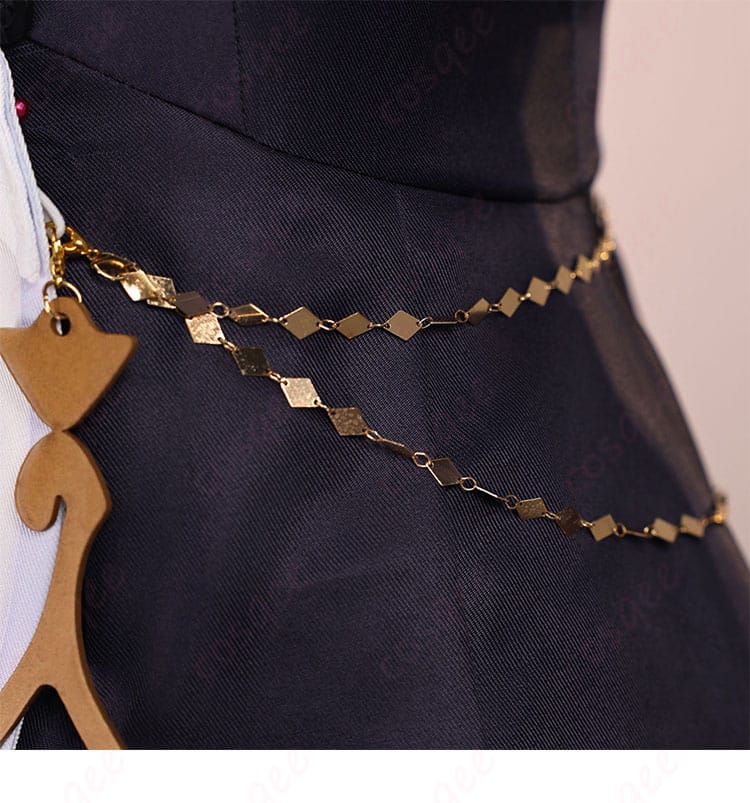 原神 ナベリウス コスプレ衣装の腰装飾パーツ。質感と意匠のディテール