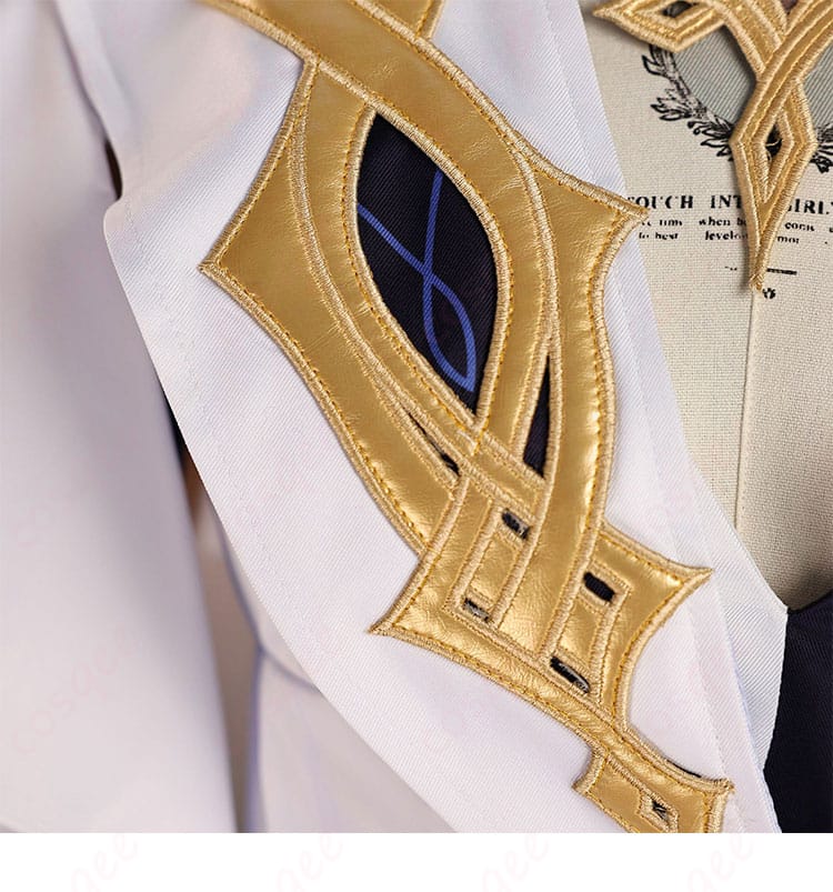 原神 ナベリウス コスプレ衣装の服飾パーツ各種。装飾細部のアップ