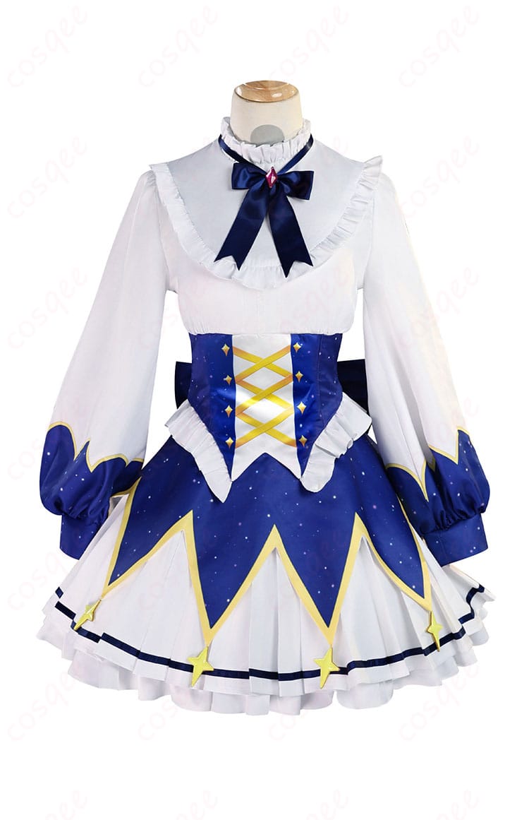 レム 誕生日生活2025 コスプレ衣装の正面フルセット構図。襟元から裾まで全体シルエットが分かる写真