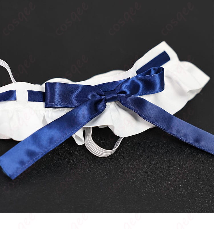 レム 誕生日生活2025 衣装のアクセサリー類クローズアップ。装飾パーツの質感と配置が分かるディテール