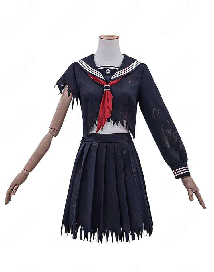 サイレントヒルf 深水雛子 制服コスプレの正面全身。高再現のシルエットと発色がわかるカット