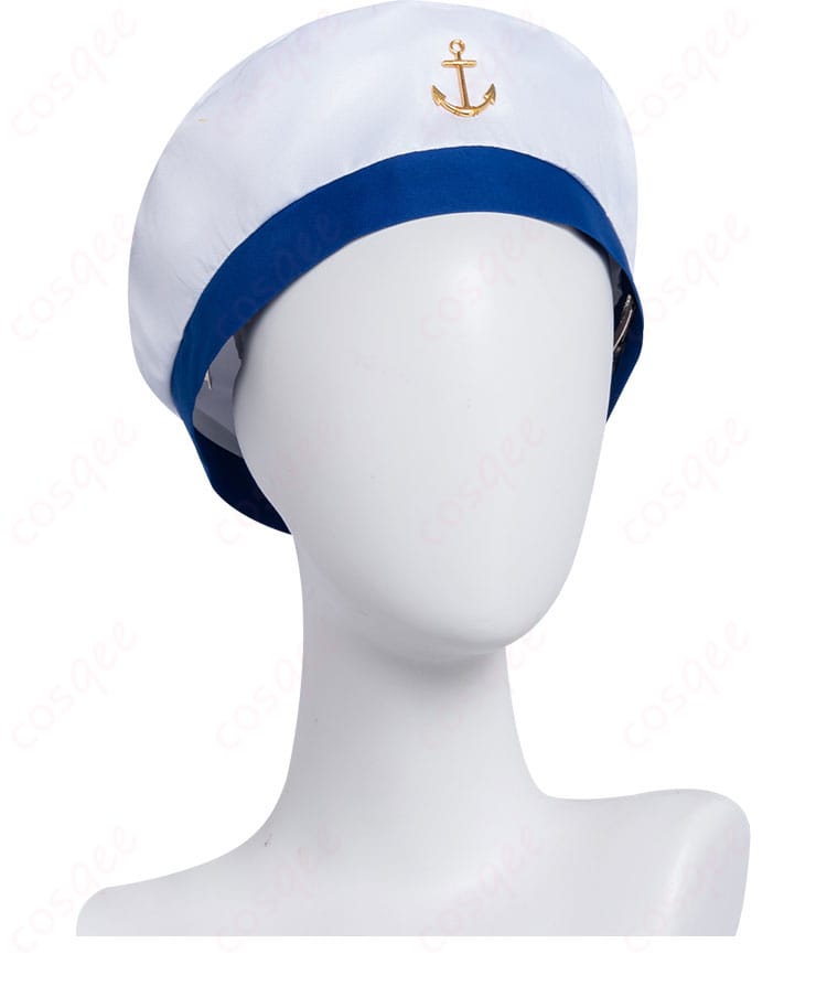 帽子・手袋・靴下・腕飾り・スカーフの小物一式を並べた画像