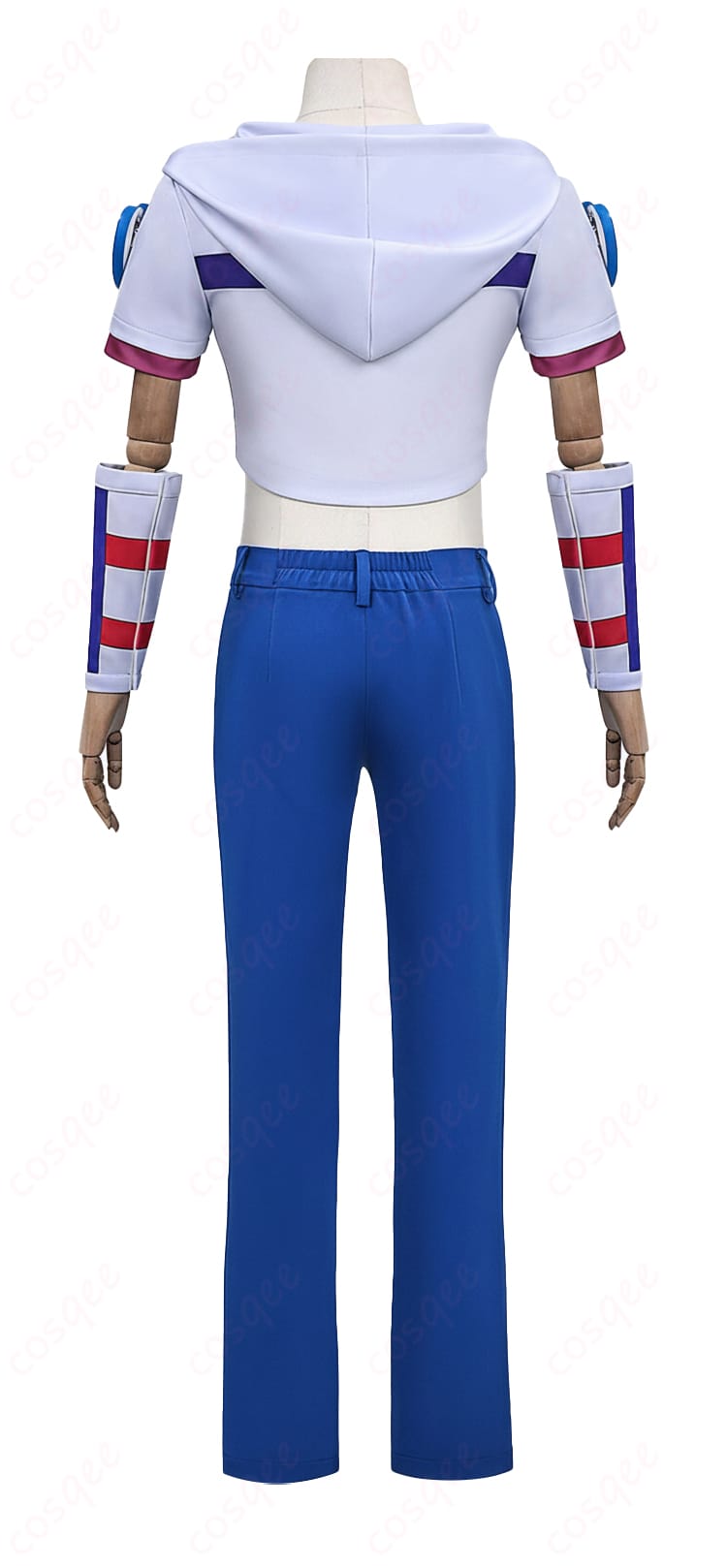 ジョニィ・ジョースター コスプレ衣装 背面｜フードと背中デザインの全体像