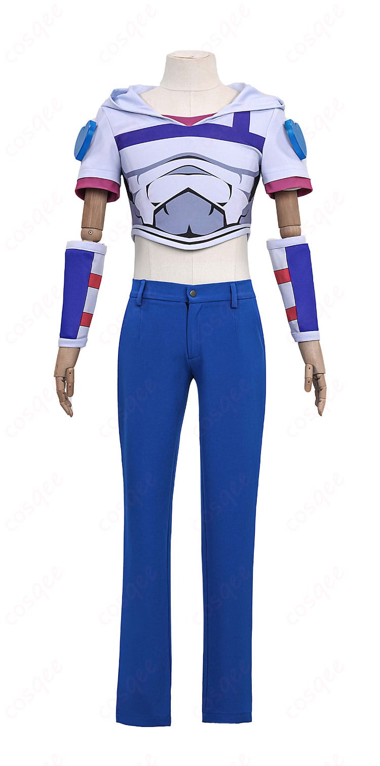 ジョニィ・ジョースター コスプレ衣装 正面全身｜高再現パーカーとパンツのシルエット