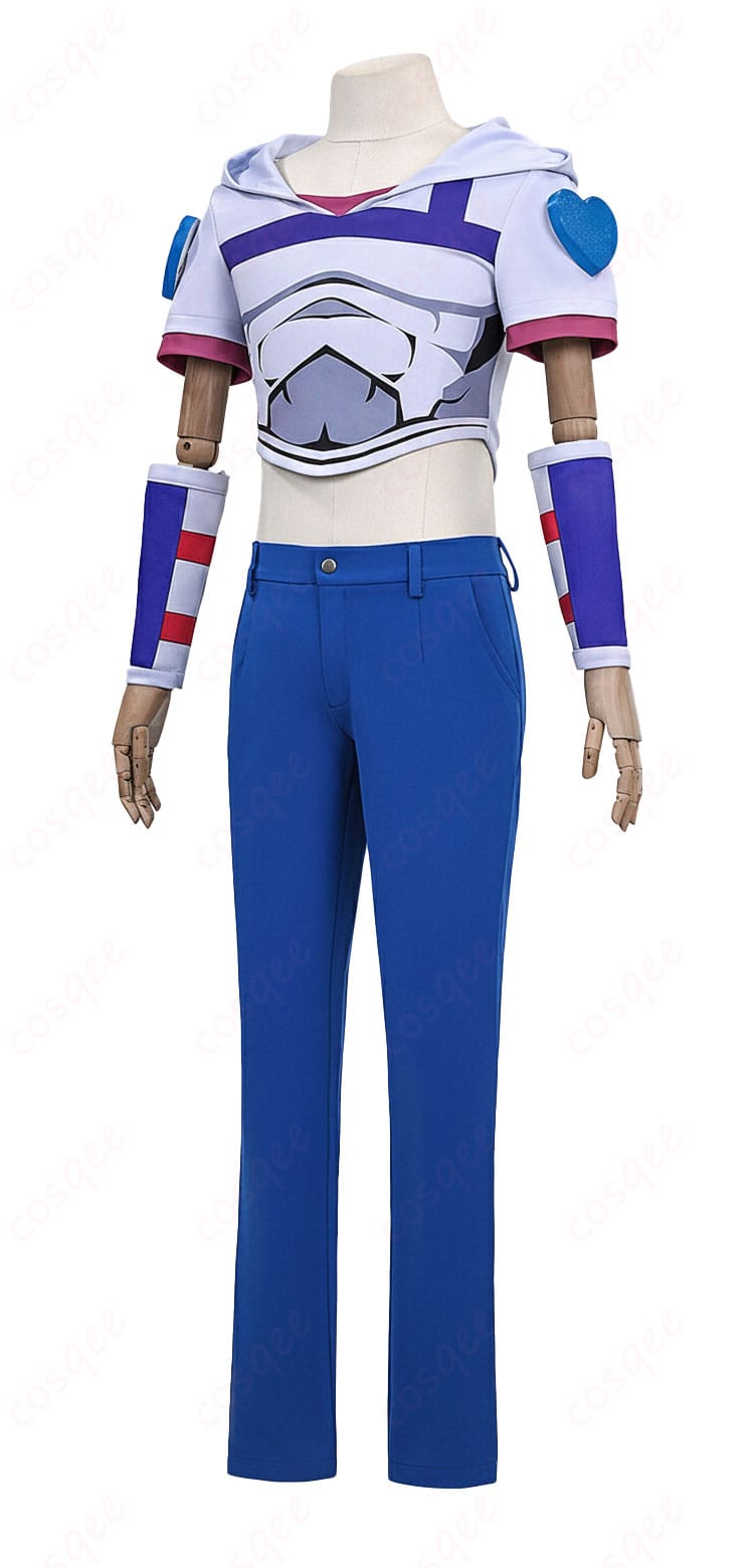 ジョニィ・ジョースター コスプレ衣装 左側面｜ジョジョ7部らしい星柄とサイドのバランス