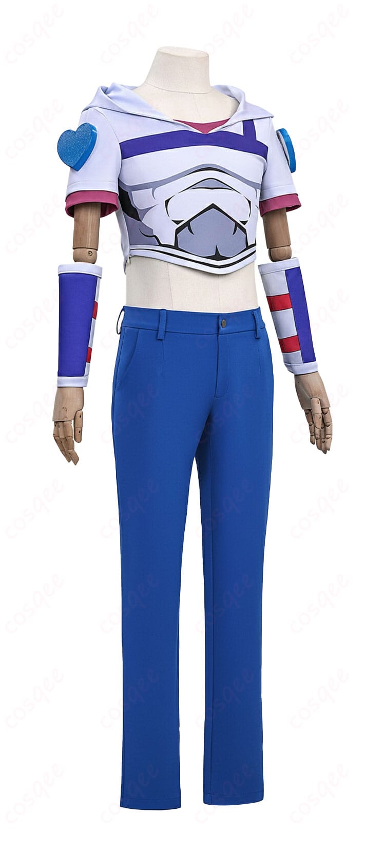 ジョニィ・ジョースター コスプレ衣装 右側面｜SBRモチーフ配置とラインの見え方