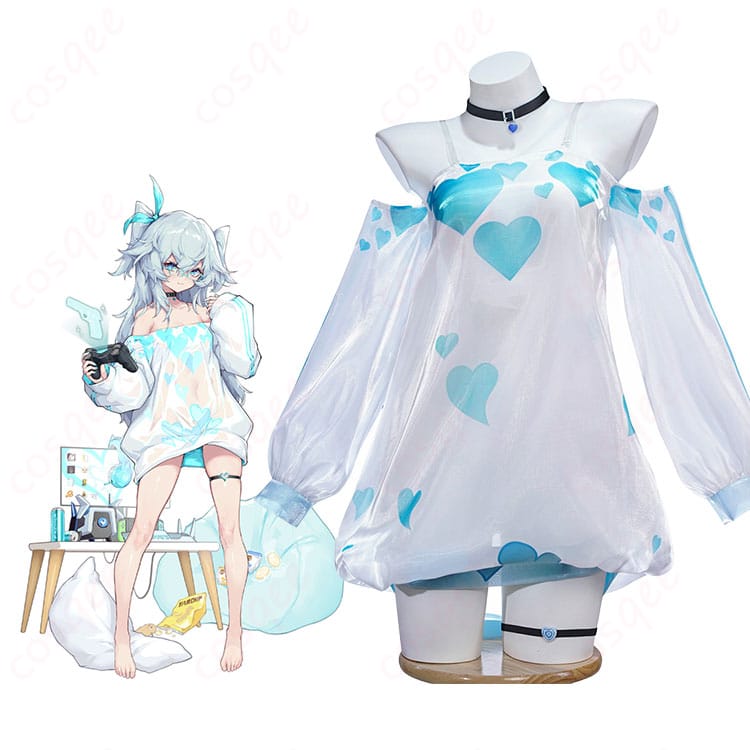 商品比較画像｜ドールズフロントライン PA-15「奇怪・とろろもち」衣装とキャラクター公式ビジュアルの再現度比較