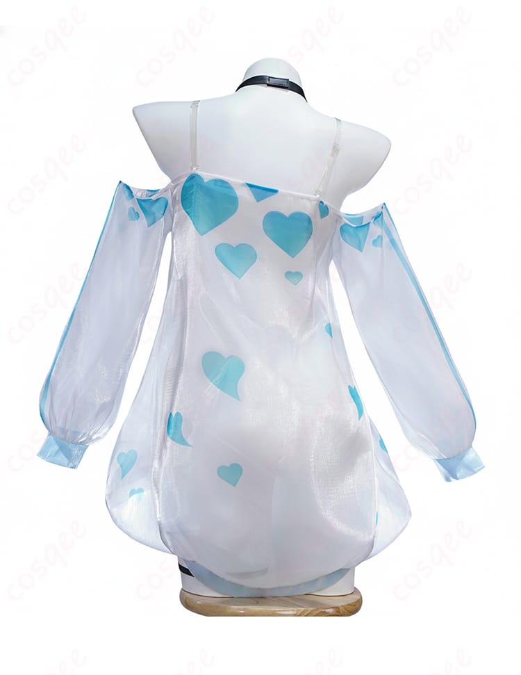 背面全体｜PA-15 奇怪・とろろもち コスプレ衣装の背面構成と着丈バランスの確認用