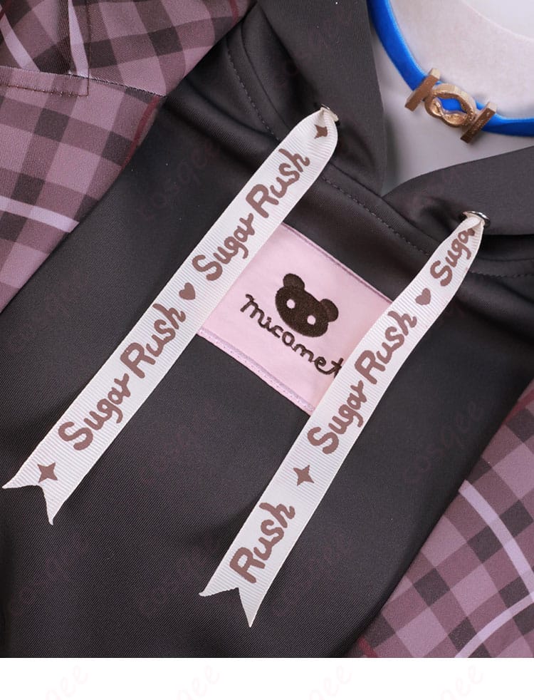 miCometベアブランド衣装 襟元デザインの装飾ディテール