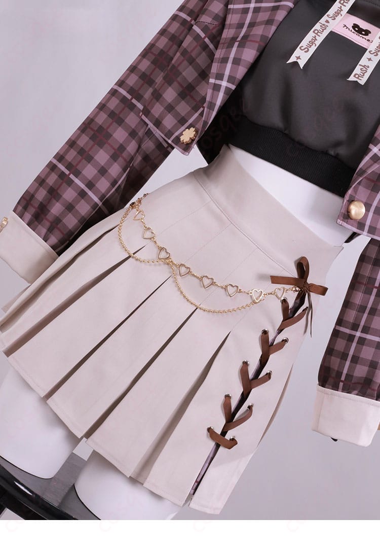 miCometベアブランド衣装 スカートの装飾ディテール（ヘムと飾り）