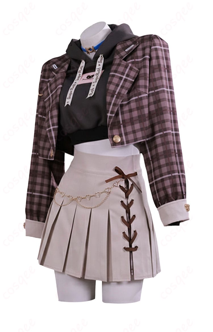 ホロライブ さくらみこ miCometベアブランド衣装 コスプレの左側アングル全身写真