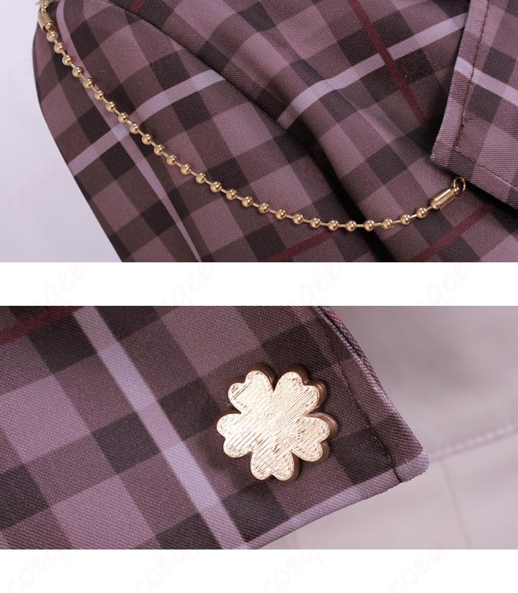 miCometベアブランド衣装 コート肩とボタンの装飾ディテール