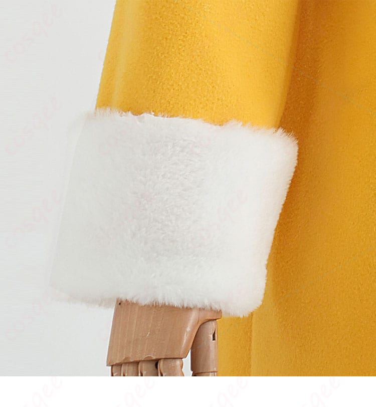 COSQEE 銀魂 神楽 幼少期コスプレ衣装の袖口ディテール（パイピング縫製の質感）