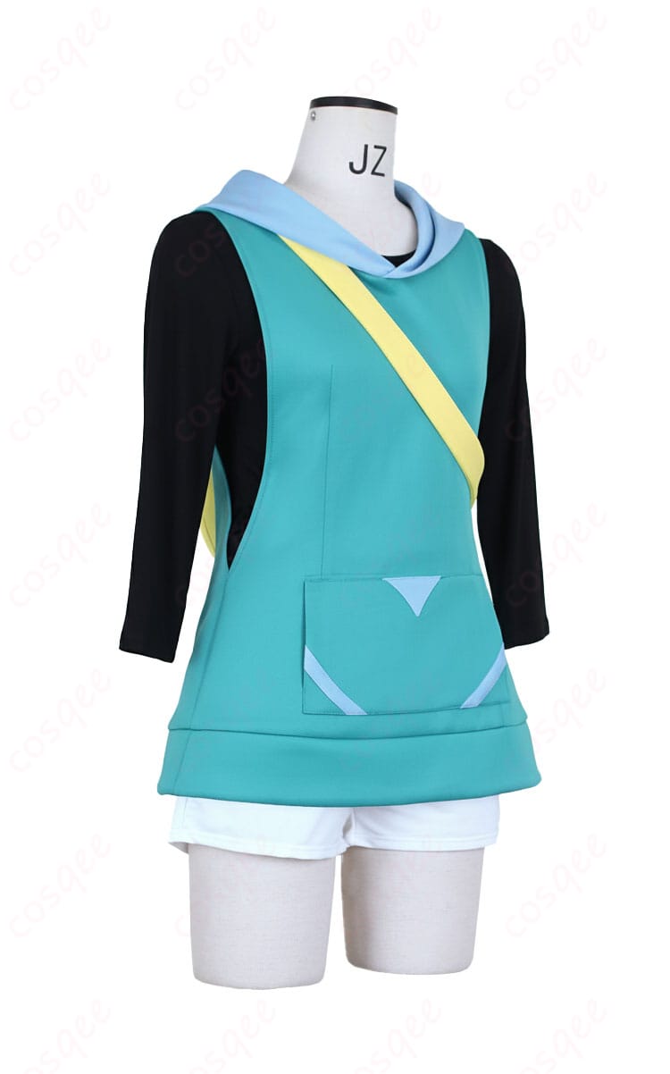 リコ メガボルテージVer 側面シルエット｜フードの立ち上がりと立体感のあるラインを強調