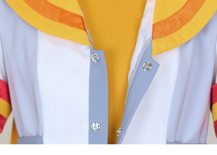 兎山大福 映画ver. コスプレ 前立てとボタン装飾|質感のある素材と丁寧な縫製で高級感を演出