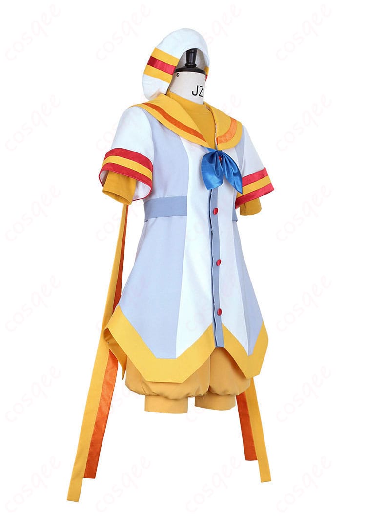 わんだふるぷりきゅあ!兎山大福 映画ver. コスプレ 側面|立体裁断のラインと丁寧な縫製でスマートな横姿