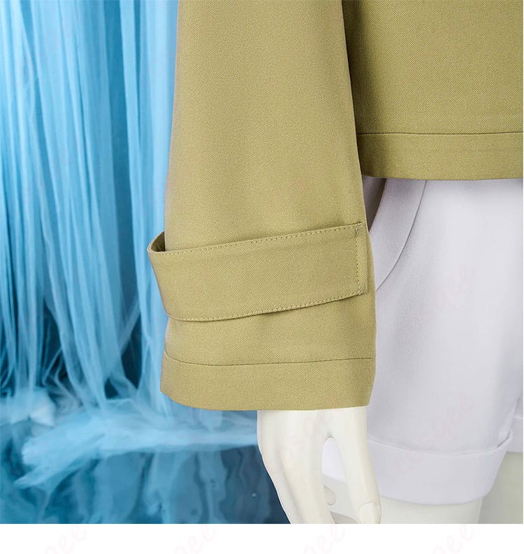 タウニー コート 袖口ディテール。袖の縫製や色味まで丁寧に仕上げたカフ周り。