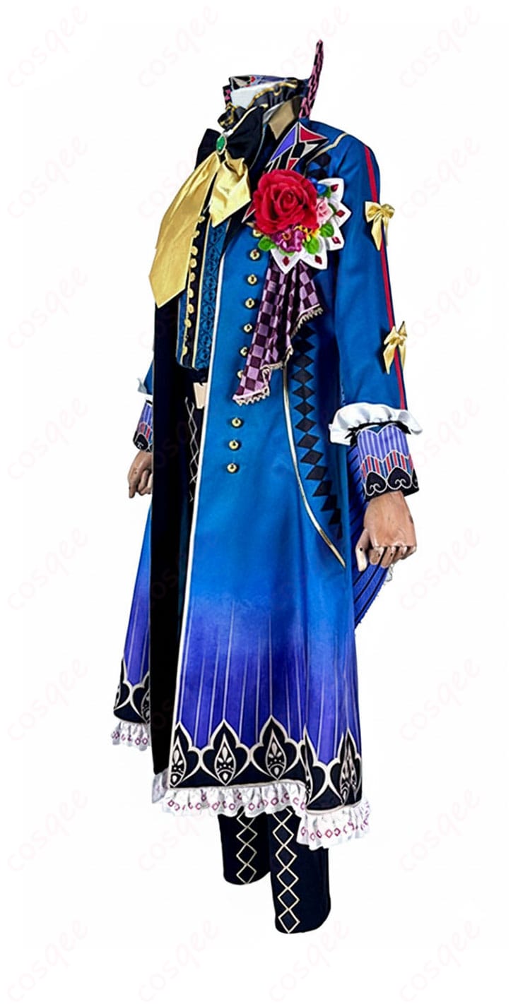 悪魔執事と黒い猫 ナック・シュタイン ハロウィン衣装の側面〜背面シルエット。ラインの流れと装飾バランスが分かる角度。