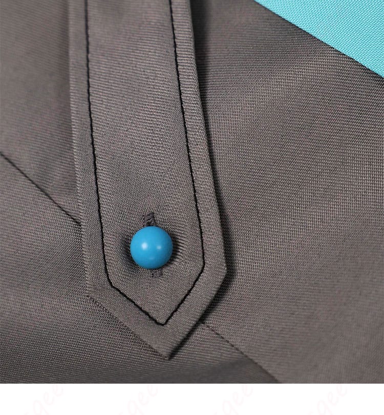 初音ミク 衣装 装飾ボタン細部|質感高いボタンで上品なアクセント