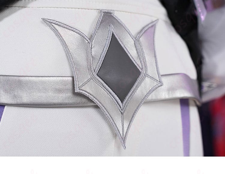 ドゥリン コスプレ 肩飾りのディテール｜立体造形と固定方法の近接写真