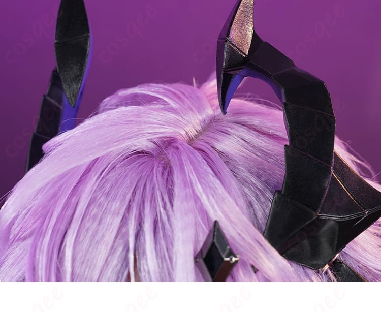 ドゥリン人間形態コスプレ 髪飾りディテール｜悪龍モチーフの意匠と質感アップ