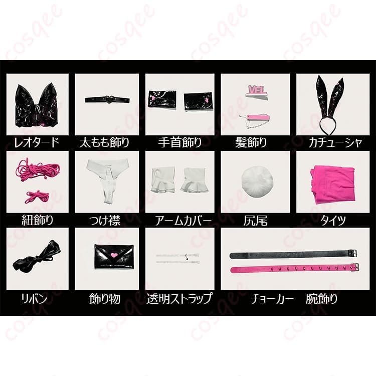 勝利の女神：NIKKE ベルベット バニー怪盗衣装｜高再現で美シルエット、イベント即戦力 - 6枚目の画像