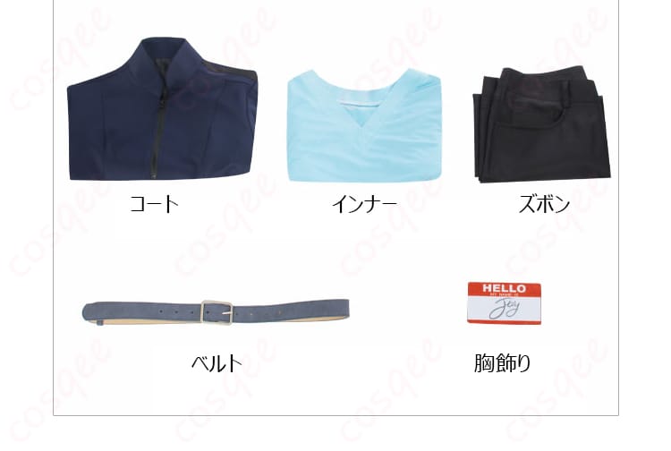 ズートピア2 ジュディ・ホップス 警官制服コスプレ 高再現で動きやすく撮影映えする4点セット-12
