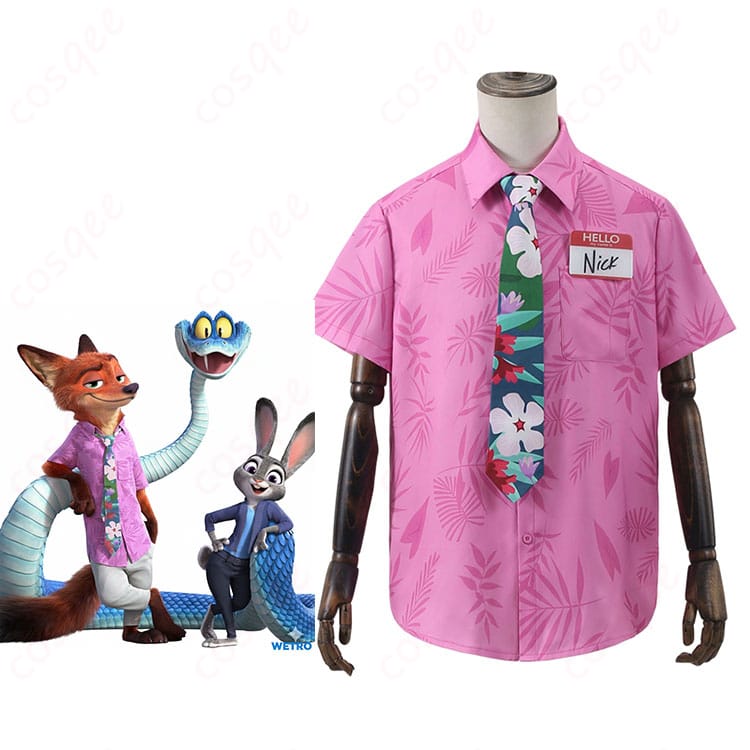 ニック・ワイルドの警官制服コスプレ衣装一式の全体イメージ｜ズートピア2公式風デザインを高再現