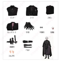 にじさんじ 葛葉 ヒットマン衣装 高再現でクールに決まる 撮影会・イベント向け - 5枚目の画像（サムネイル）